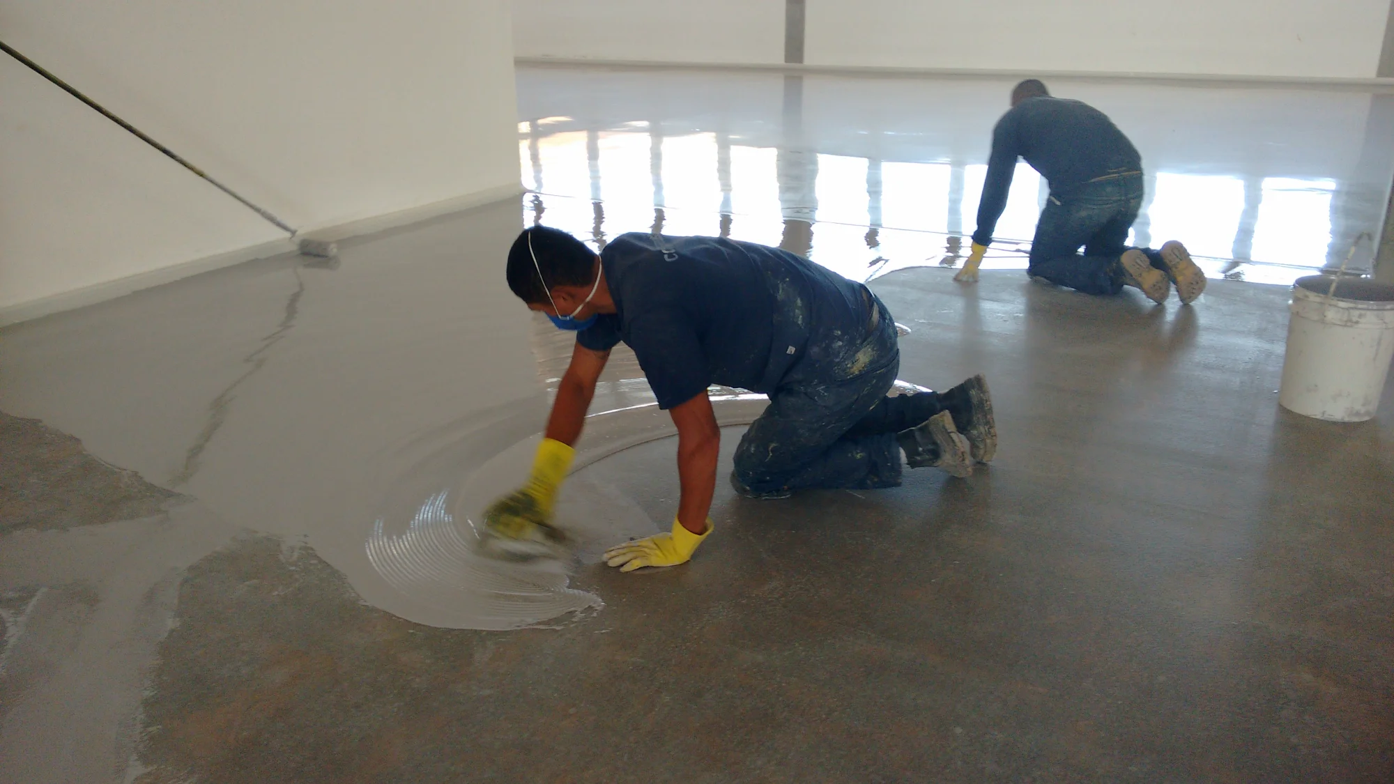 pintura de piso epóxi